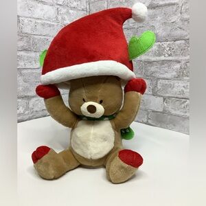 Sound N Light Plush Bear Have Yourself A Merry Little Christmas Animated Stuffed
